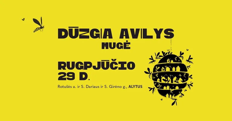 Alytuje rugpjūčio 29-ąją dūgs nemokama mugė „Dūzgia avilys“