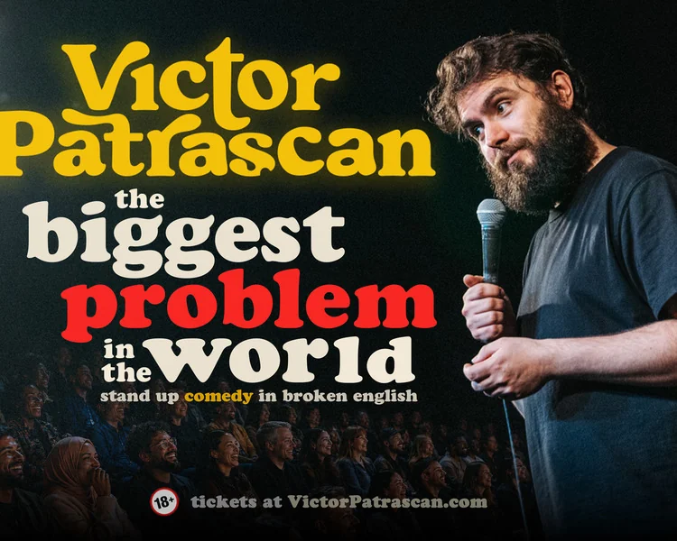 Vilniuje – Victoro Patrascanu naujas stand-up šou